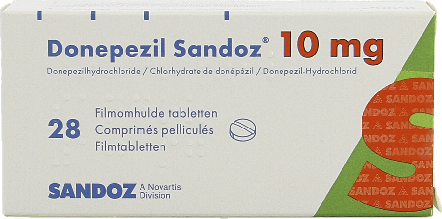 Donepezil Sandoz 10,0mg Filmomh Tabl 28 X 10,0mg 2