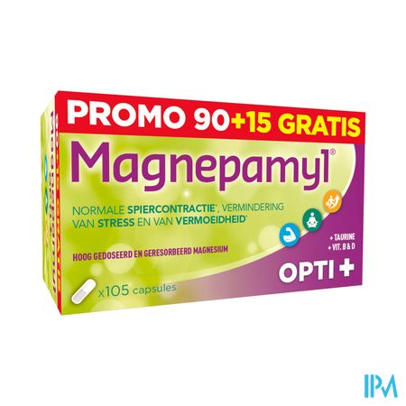 Magnepamyl Opti+ Caps 90+15 Gratis