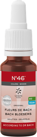 Fleurs de Bach Bio N°46 Gouttes Colère 20ml 1