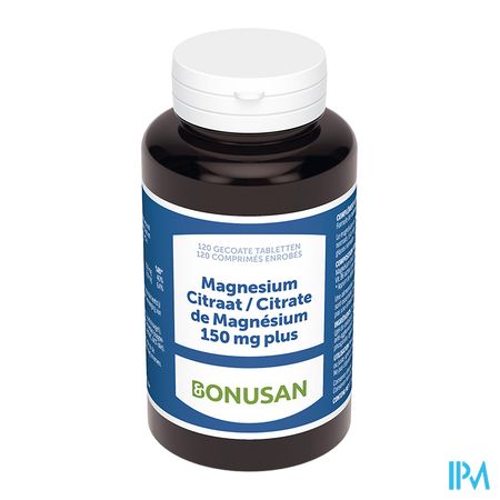 Magnesiumcitraat 150mg Plus Comp 120 Nf Bonusan 3