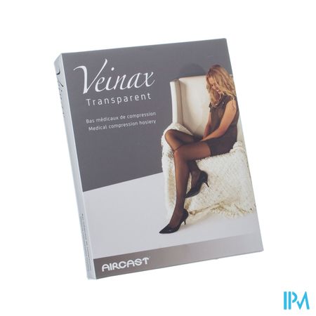 Veinax Hold-ups Transparant 2 Lang Beige Maat 4