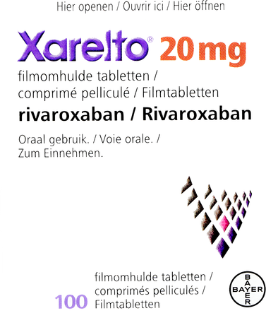 Xarelto 20mg Filmomh Tabl 100 X 20mg 3
