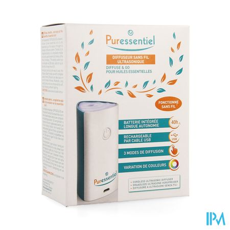 Puressentiel Verspreider Ultrasoon Diffuse&go