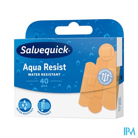 Salvequick Aqua Resist Pansements 40