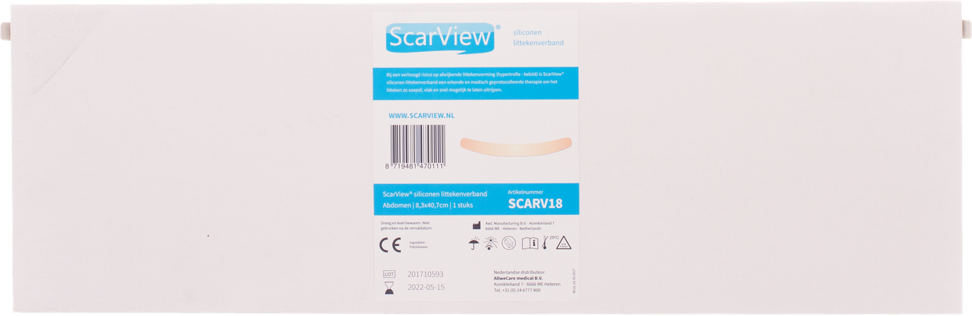 Scarview Elastic Abdomen Sil 8,3x37cm 1 Scarv18 2
