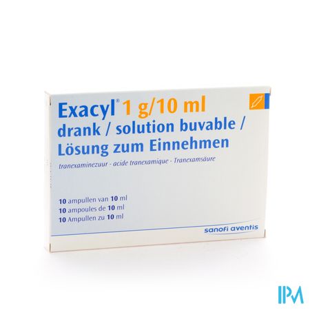 Exacyl Amp Per Os 10x1g/10ml