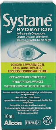 Systane Hydratation Gutt Oculaires S/conserv. 10ml 5