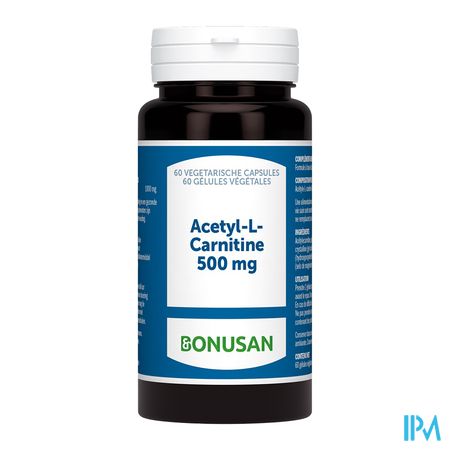 Acetyl l Carnithine 500mg Caps 60 Bonusan 3