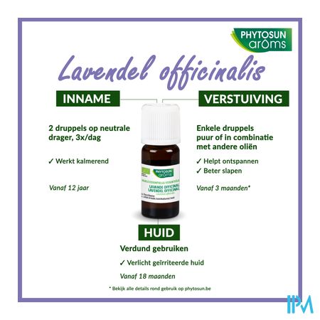 Phytosun Lavendel Off. Fr-bio-01 10ml 5