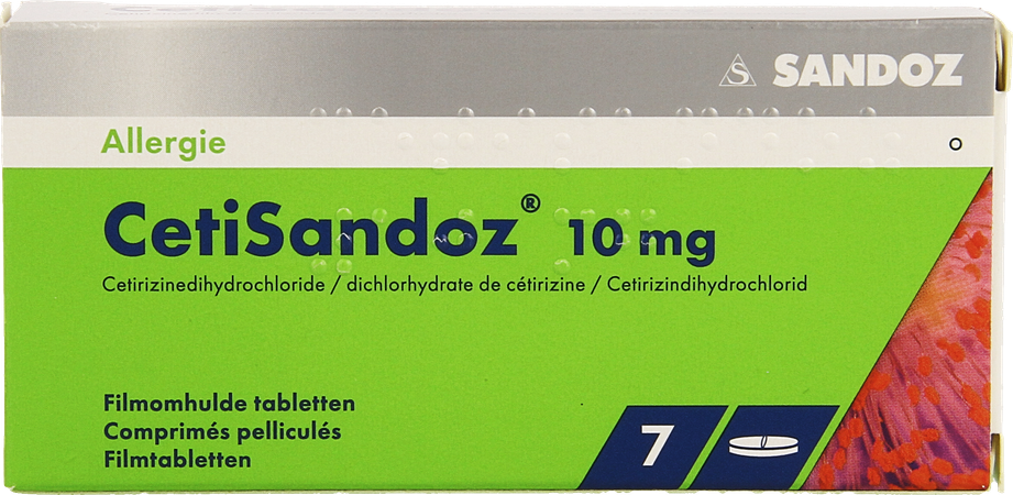 Cetisandoz Sandoz Comp 7 X 10mg 6