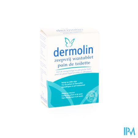 Dermolin Zeepvrij Wastablet N/parf Nf 100g