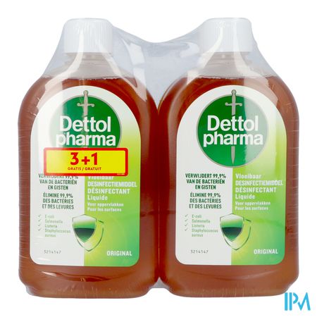 Dettolpharma Desinfectant Liq. Original 500ml 3+1 1