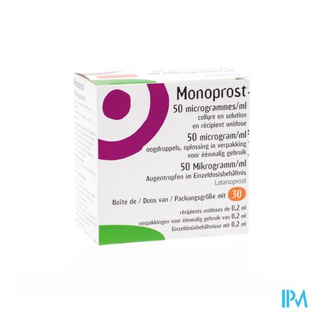 Monoprost 0,005% Collyre 30 X 0,2ml