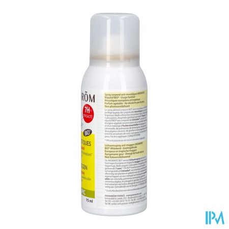 Pranarom Aromapic Aerosol Spray Corps 75ml 6