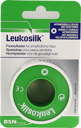 Leukosilk Fourreau 2,50cmx5m Suspension 1 102203 2