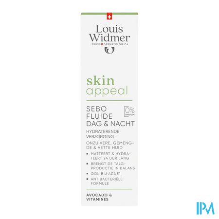 Widmer Skinappeal Sebo Fluide Dag & Nacht 30ml 1