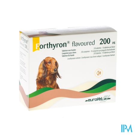 Forthyron Flavoured 200mcg Hond Tabl 250