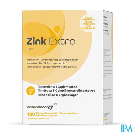 Natural Energy - Zinc Extra 180 Caps