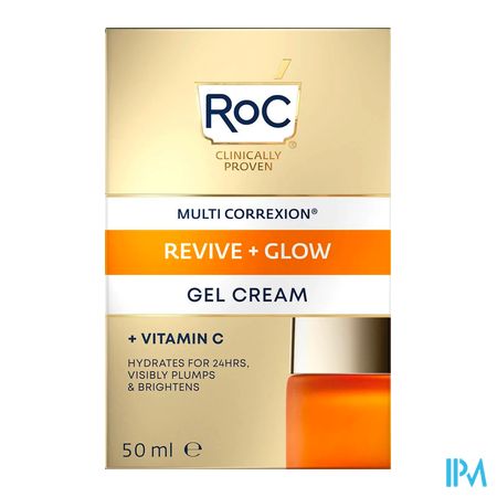 Roc Multi Correx.revive+glow Gel Cream Pot 50ml 1