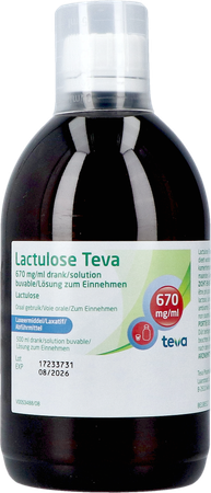 Lactulose Teva Sol Per Os 500ml 5