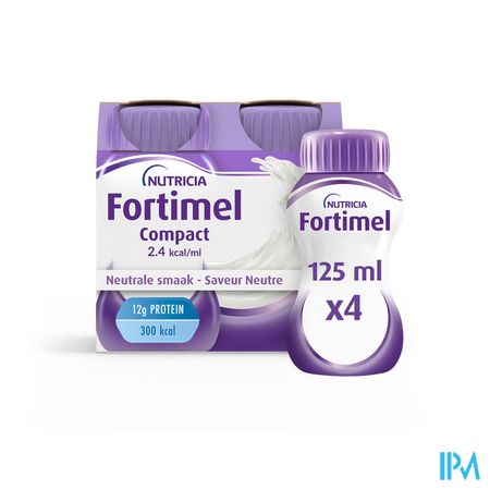 Fortimel Compact 2.4kcal Neutraal 4x125ml