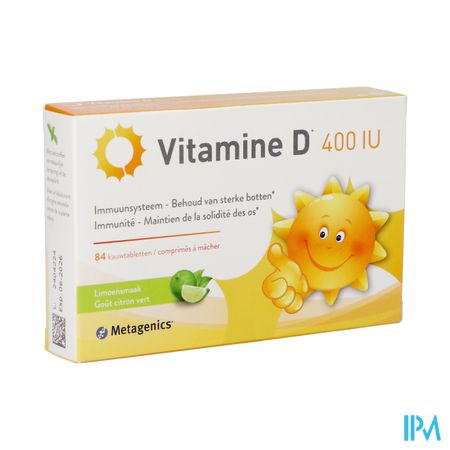 Vitamine D 400ie Metagenics Kauwtabl 84