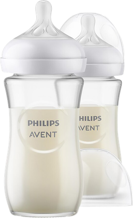 Philips Avent Natural 3.0 Zuigfles Glas Duo2x240ml 4