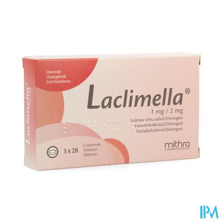 Laclimella 1mg/2mg Comp 3 X 28