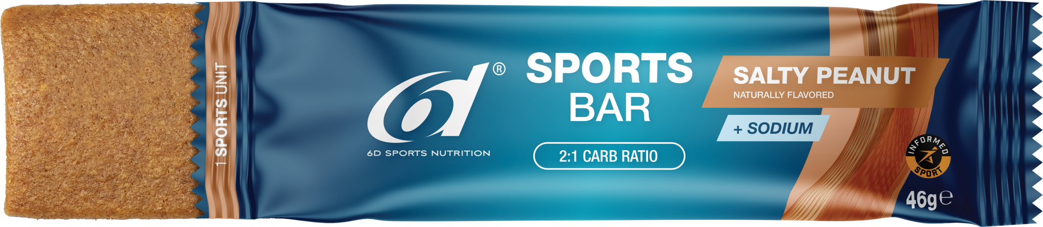 6d Sports Bar Salty Peanut + Sodium 6x46g 2