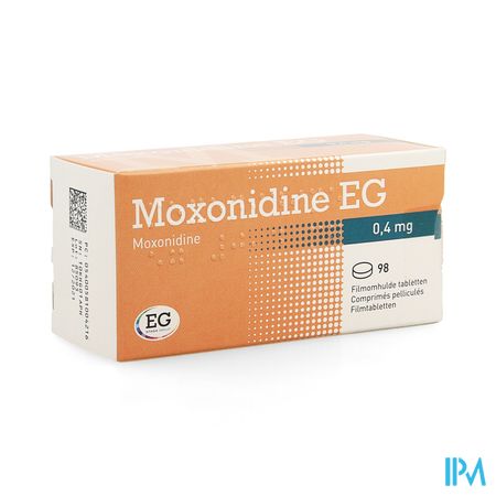 Moxonidine EG Tabl 98X0,4Mg