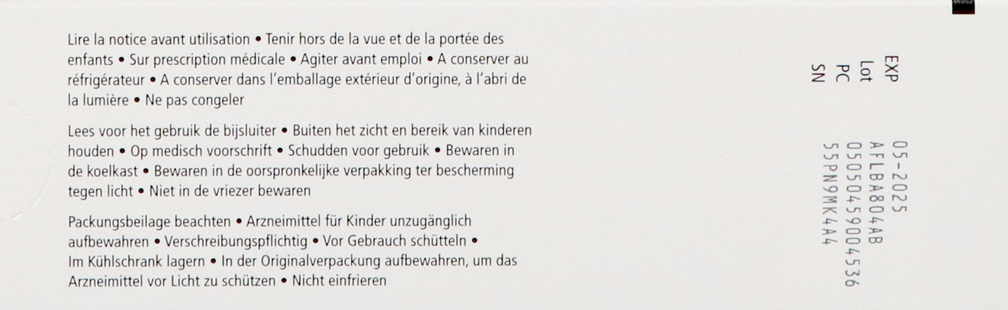 Alpharix-tetra Susp Inj Voorgev.spuit 0,5ml 2024 5