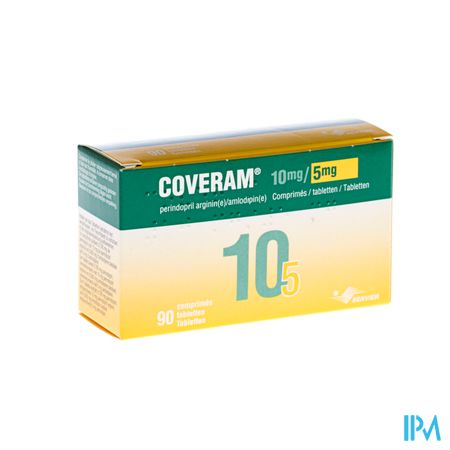 Coveram 10mg/ 5mg Pi Pharma Comp 90 Pip