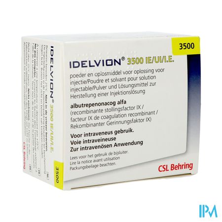 Idelvion 3500ie/5ml Pdr Opl Inj 1 700ie/ml