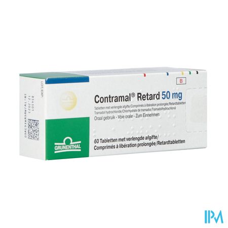 Contramal Retard 50mg Comp 60