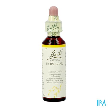 Bach Flower Remedie 17 Hornbeam 20ml 2