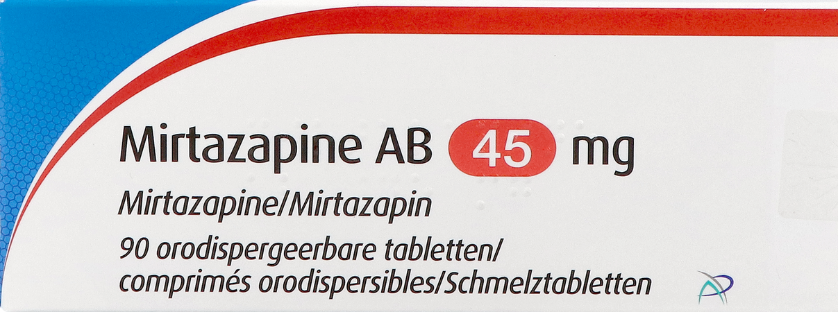 Mirtazapine Apotex 45mg Comp Orodisp 90 1