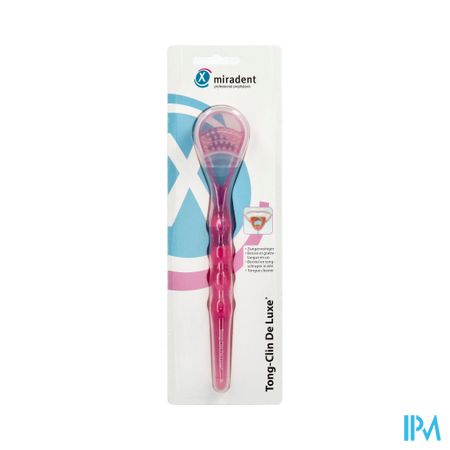 Miradent Tongschraper Deluxe Roze