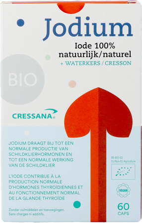 Cressana Bio Jodium+chlorella+cresson Font.caps 60 2