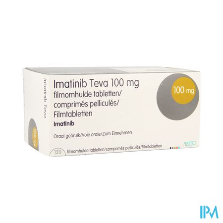 Imatinib Teva 100mg Comp Pell 120 X 100mg