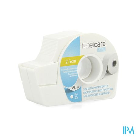 Febelcare Pore Micropor. Hechtpleister 25mmx9,14m