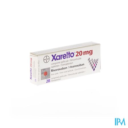 Xarelto 20mg Filmomh Tabl 28 X 20mg 1