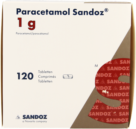 Paracetamol 1g Sandoz Tabl 120 3