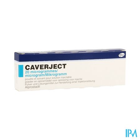 Caverject Pulv Lyoph 1x20ug Ser Inj