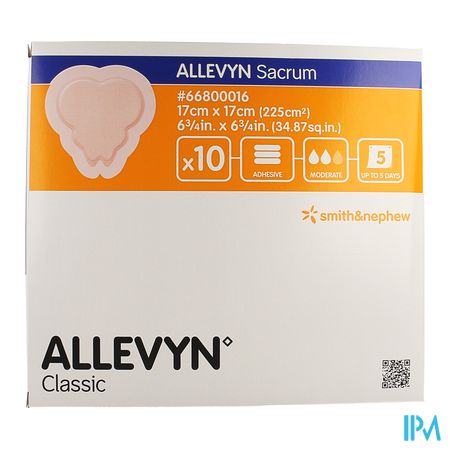 Allevyn Sacrum Verb Hydrocel. 17cm 10 66800016 2