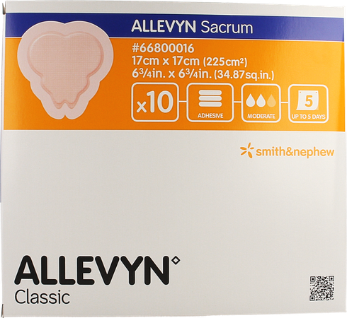 Allevyn Sacrum Verb Hydrocel. 17cm 10 66800016 2