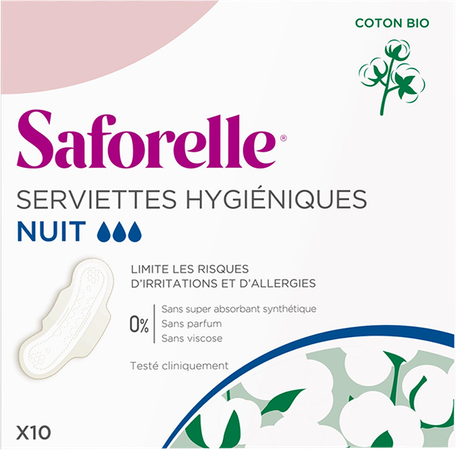 Saforelle Maandverbanden Nacht 10 2