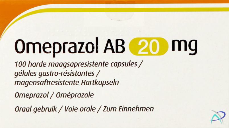 Omeprazol Ab 20mg Maagsapresist. Caps 100 Blister 3
