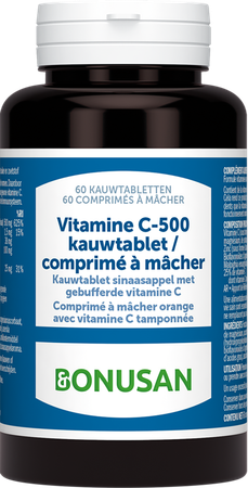 Vitamine C-500 Comp A Croquer 60 Bonusan 3