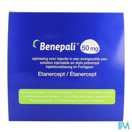 Benepali 50mg Opl Inj Voorgevulde Pen 12 1