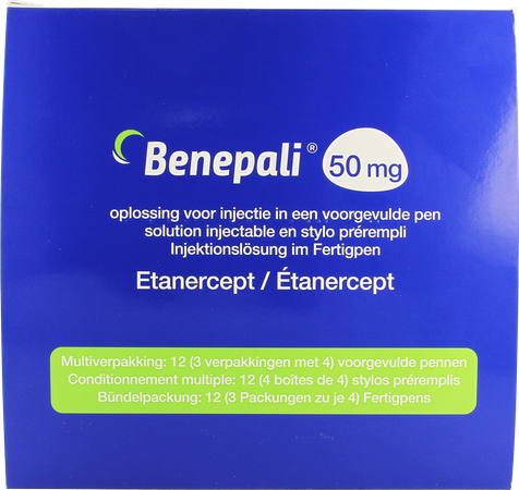 Benepali 50mg Opl Inj Voorgevulde Pen 12 1